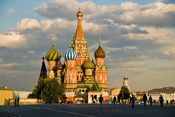 St. Basil's Cathedral on Red Square, Moscow